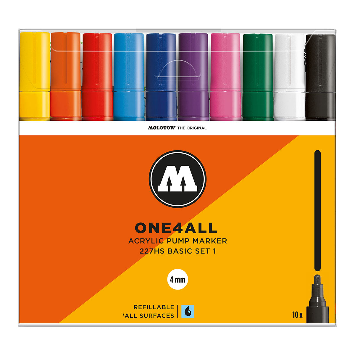 Molotow ONE4ALL 227HS 10set Basic 1