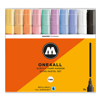 Molotow ONE4ALL 227HS 10set Pastel