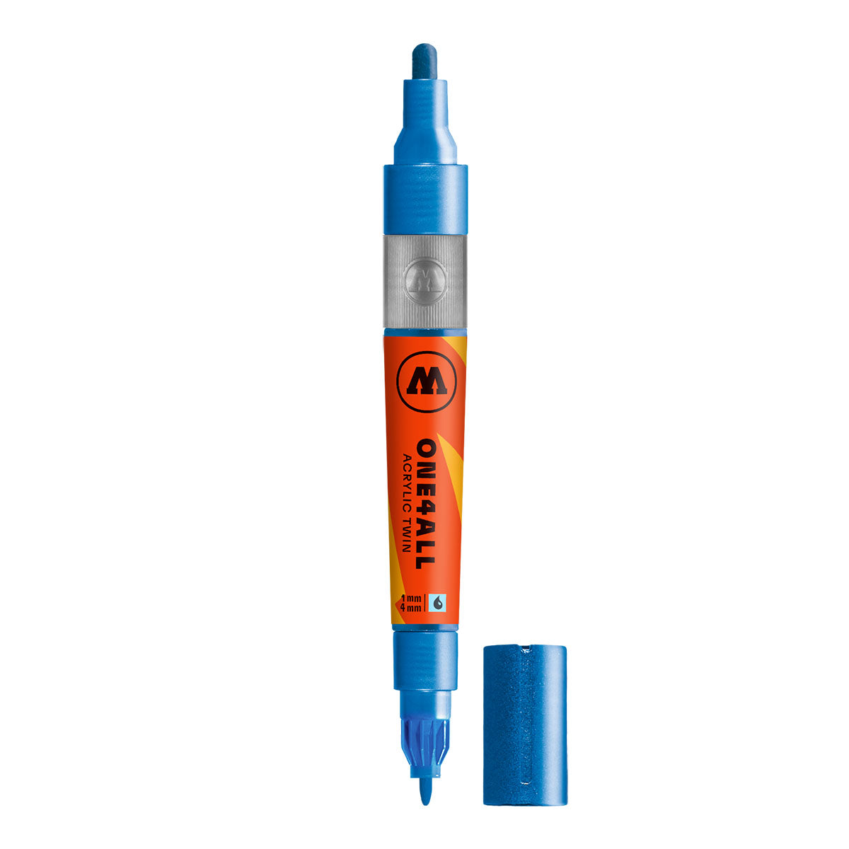 Molotow ONE4ALL Acrylic Twin Marker - 224 Metallic Blue