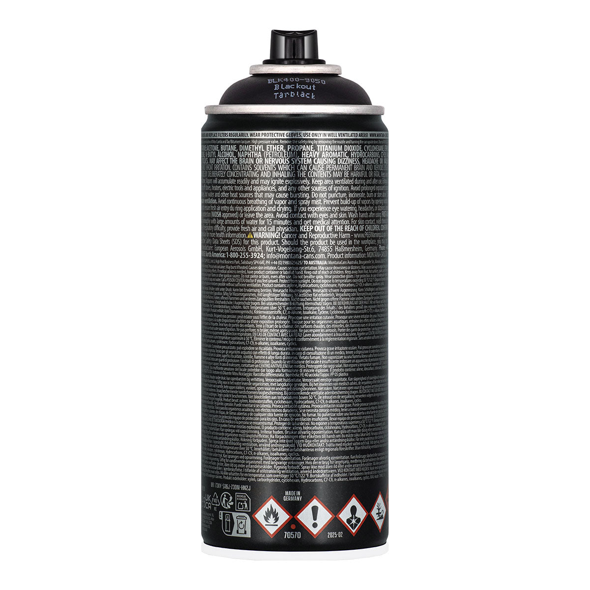 Montana BLACKOUT Spray Paint 400ml