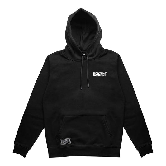 Montana Cans Hoodie Typo Logo Black