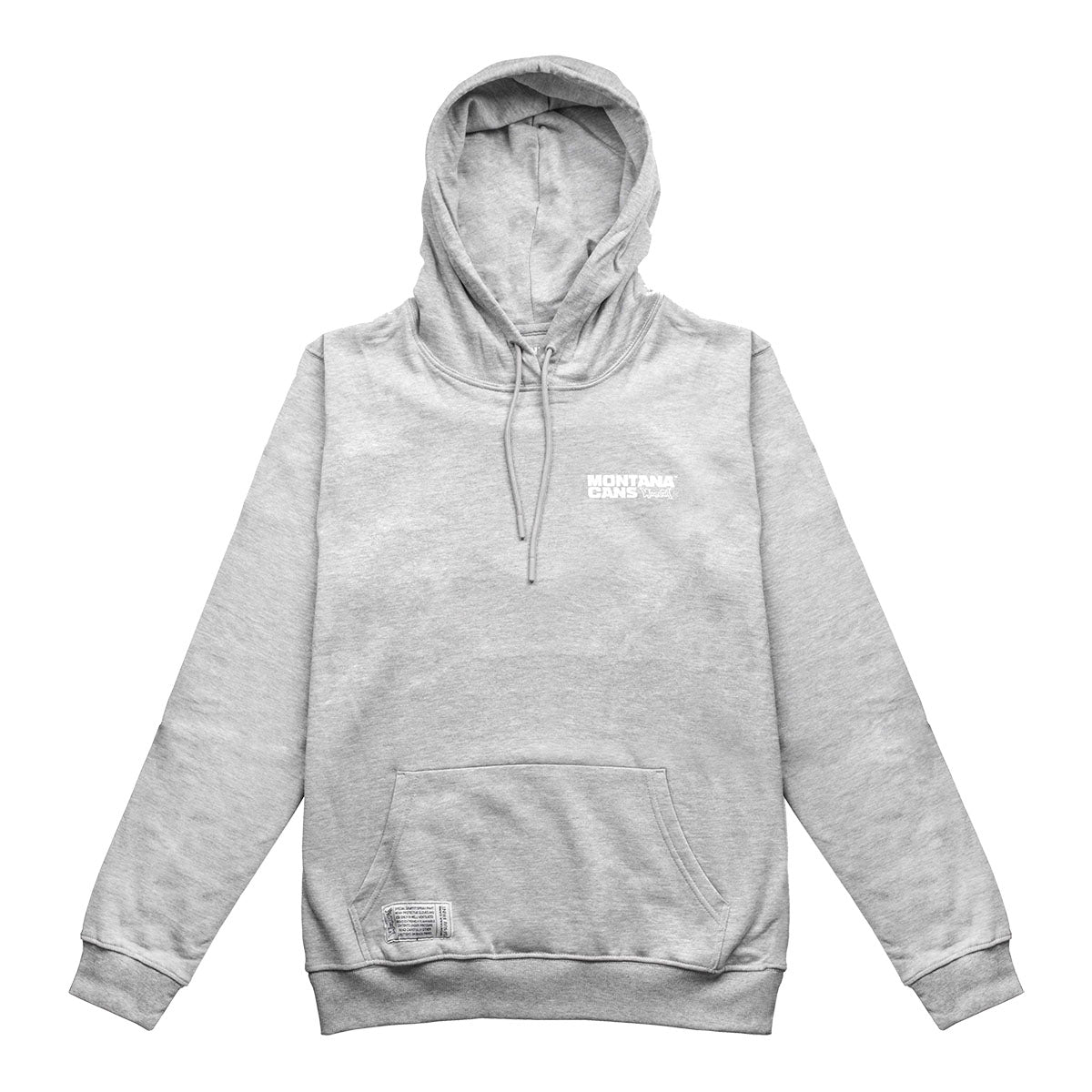 Montana Cans Hoodie Typo Logo Grey