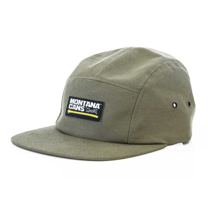 Montana Typo Logo 5-Panel Cap Khaki