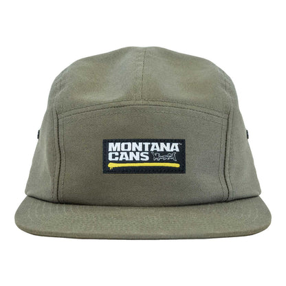 Montana Typo Logo 5-Panel Cap Khaki