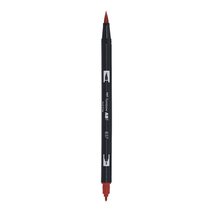 Tombow ABT Dual Brush Pen - 837 Wine Red