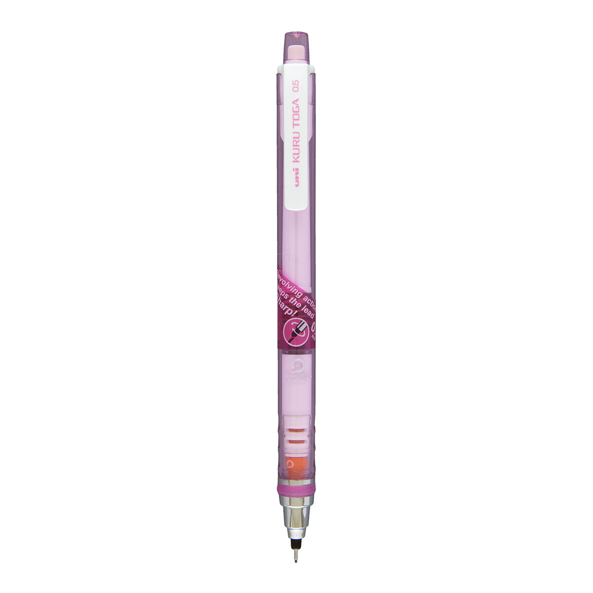 Uni Kuru Toga Mechanical Pencil 0.5 mm, Pink