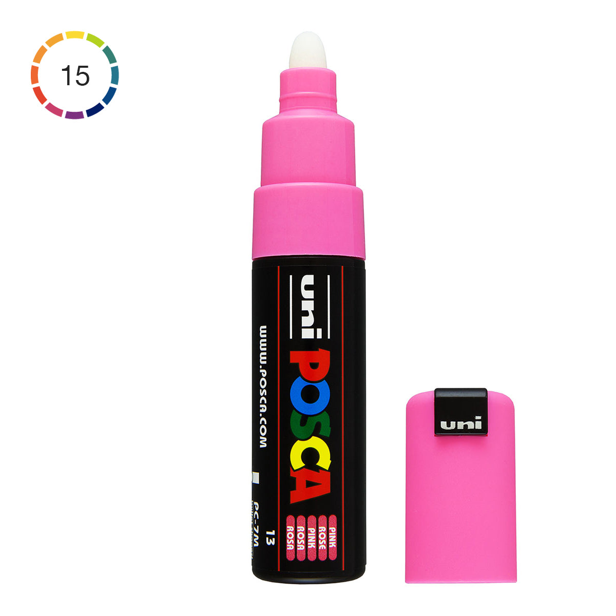 Uni Posca Marker PC-7M Large Round 5 mm – UNFADE